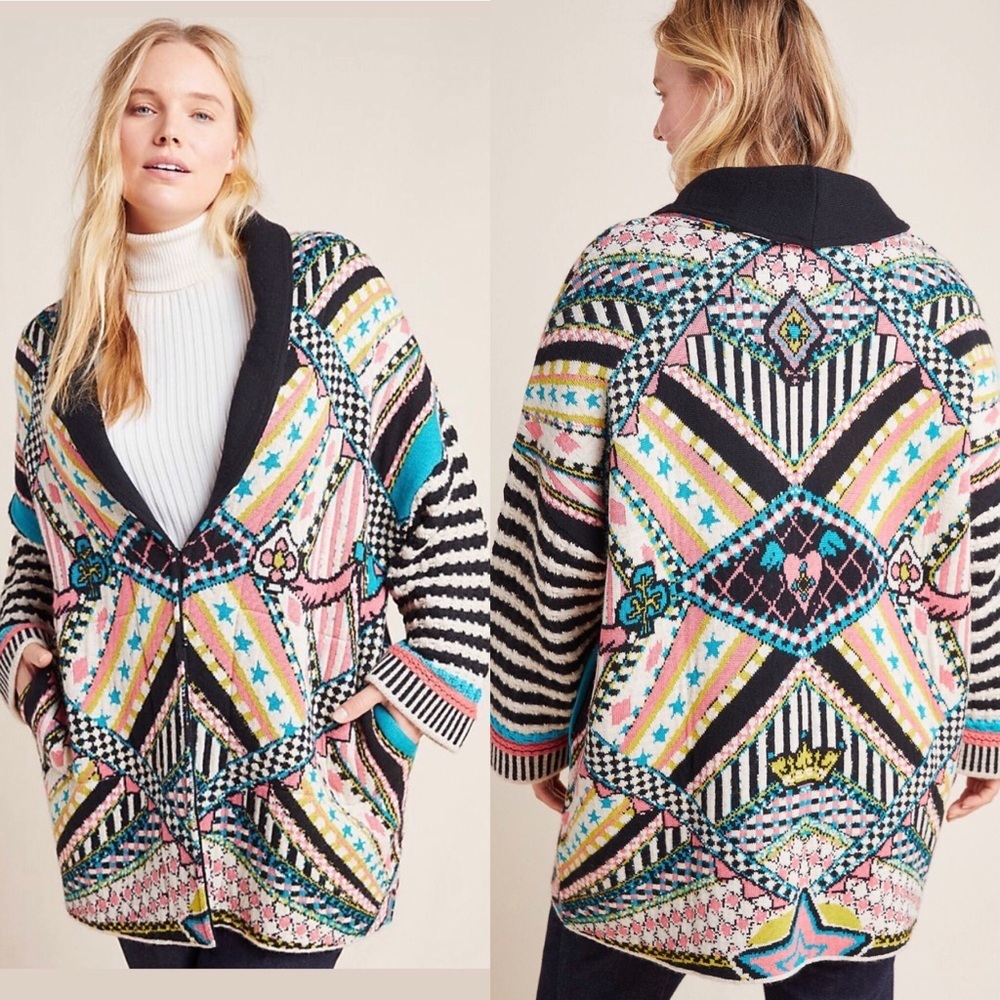 Anthropologie Multicolor Patterned Jacket - Picture 11 of 11